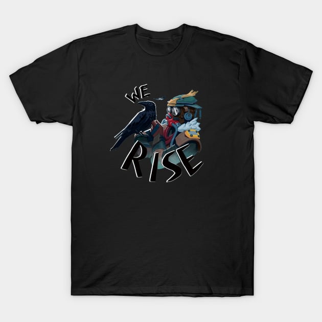 Bloodhound - We Rise T-Shirt by Paul Draw